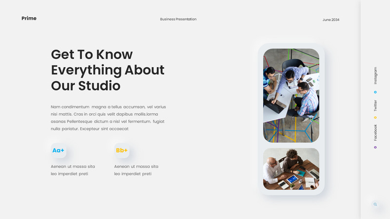 Prime — uniwersalna prezentacja biznesowa - Obraz funkcji 5