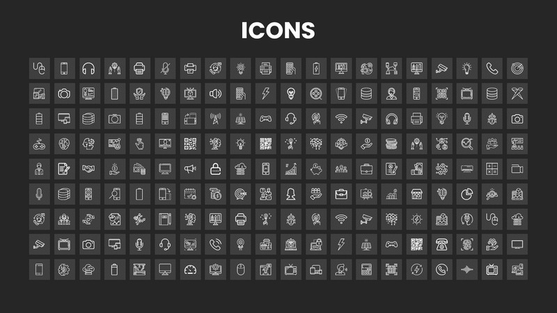Посмотрите шаблон бизнес-презентации - Features Image 78