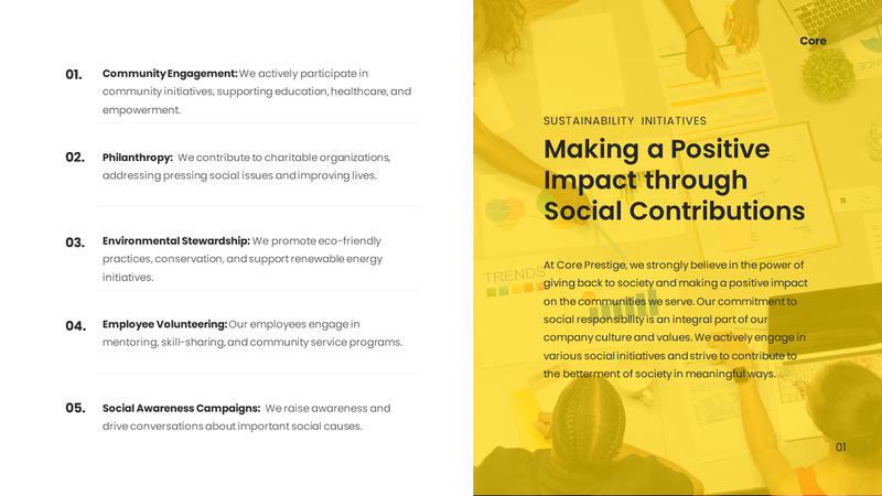 Core - Company Profile Presentation - Features Image 37