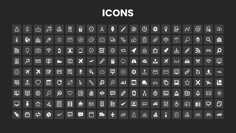 Посмотрите шаблон бизнес-презентации - Features Image 75