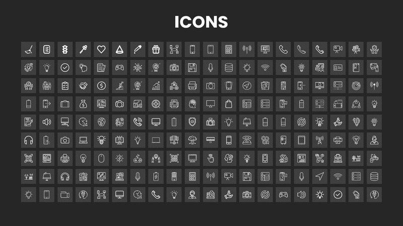 Посмотрите шаблон бизнес-презентации - Features Image 79