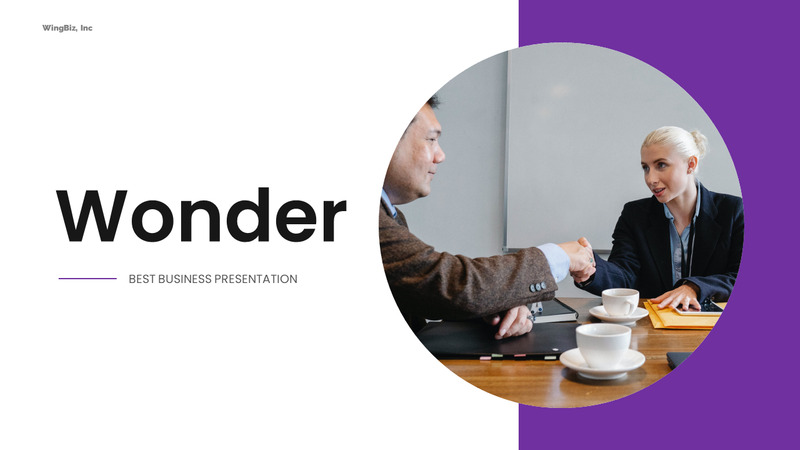 Wonder - PowerPoint d'entreprise - TemplateMonster