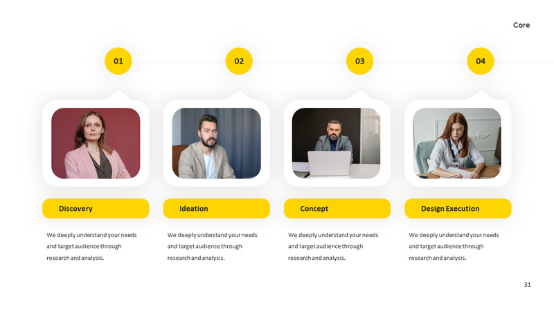 Core - Company Profile Presentation - Features Image 31
