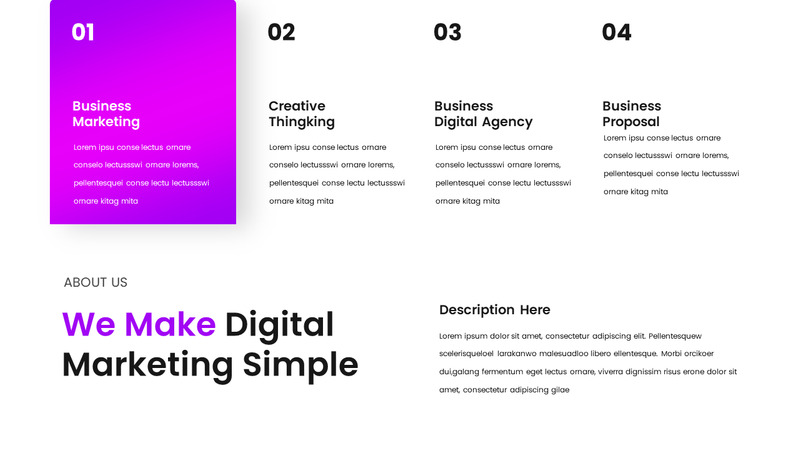 Oval Agency - Business Presentation - Features Image 21