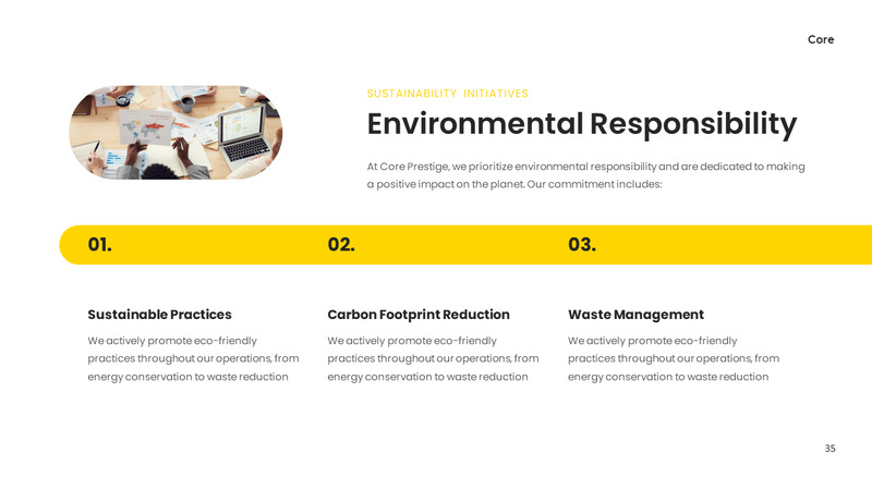 Core - Company Profile Presentation - Features Image 35