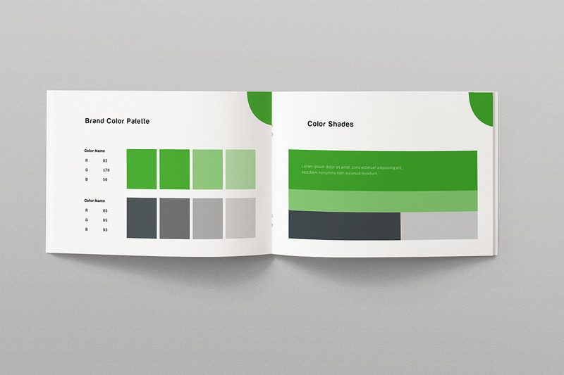 Brand Guidelines Template and logo Guideline Template