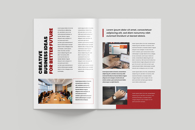 Magazine Layout Business magazine Template - Features Image 3
