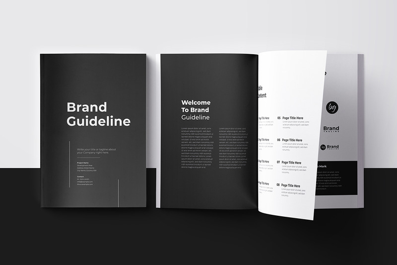 Brand Guidelines with Black Accents - Features Image 1