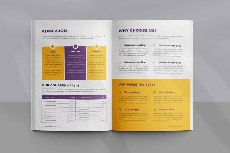 Education Brochure Template Design - Features Image 6