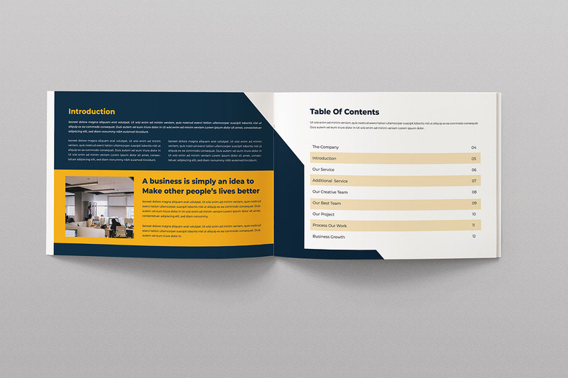 Landscape Brochure Template - Features Image 2