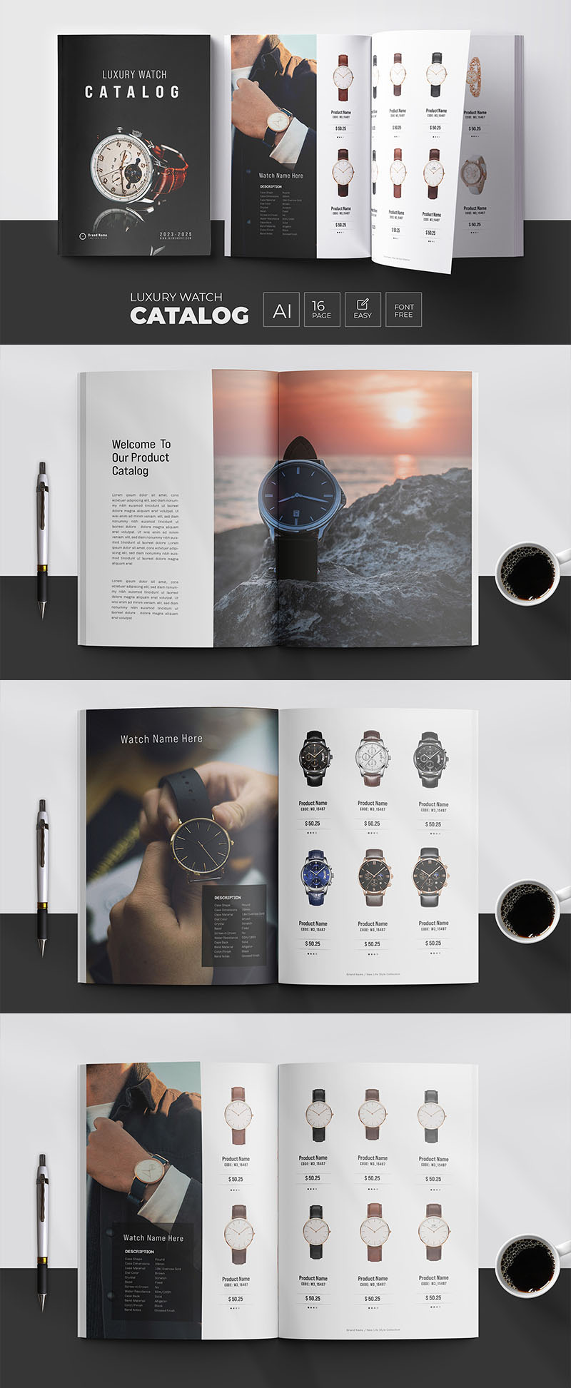 Ürün Kataloğu Şablonunu İzle - Features Image 1