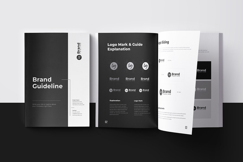 Brand Guidelines with Black Accent - Features Image 1