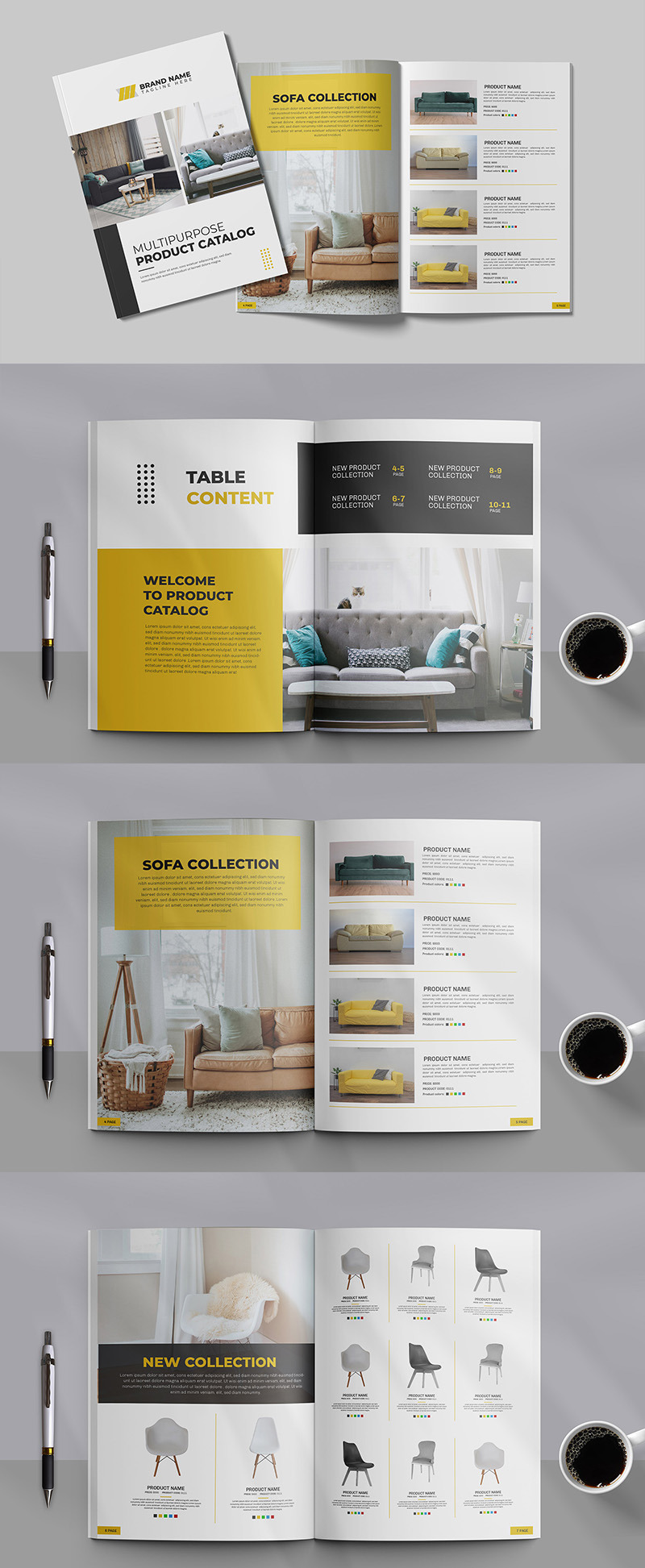 Furniture catalog design or Product catalog - Features Image 1