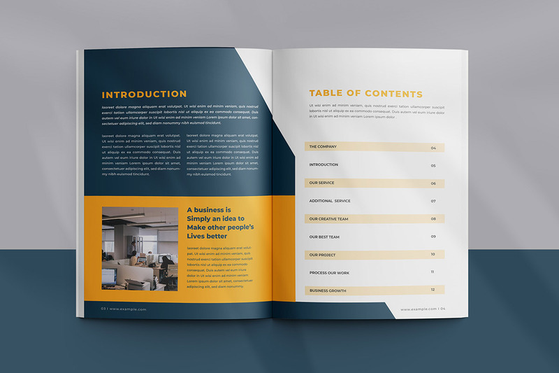 Clean Business Brochure Template - Features Image 2