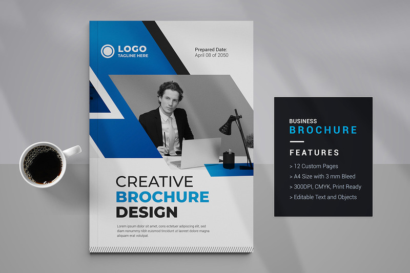 Corporate Brochure Template and company profile template design. - Features Image 1