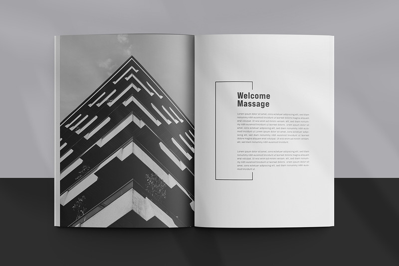 Architecture Portfolio Template or Portfolio Brochure layout - Features Image 2