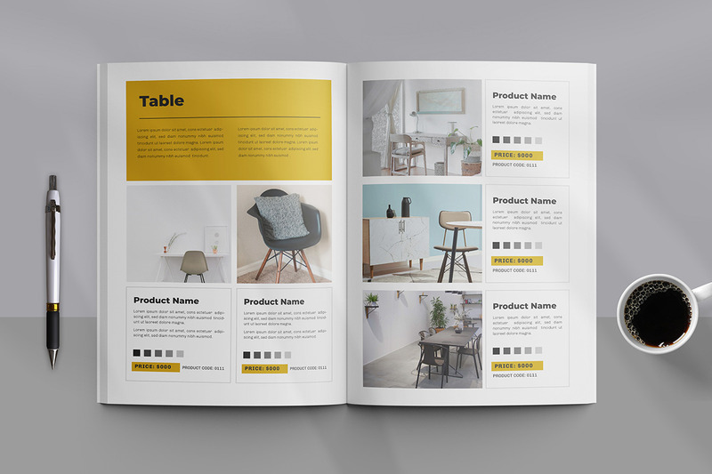 Product catalog furniture layout template - Features Image 5