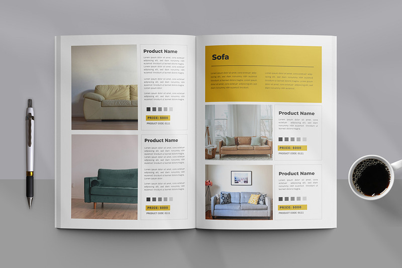 Product catalog furniture layout template - Features Image 6