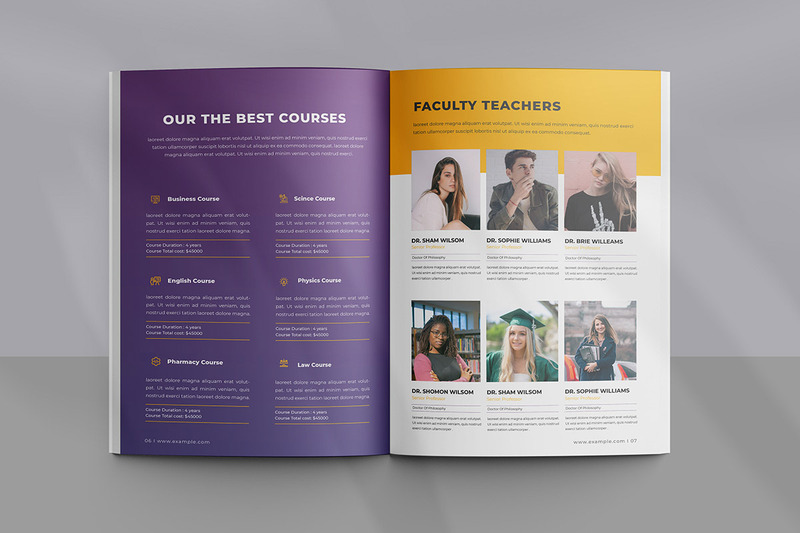 Education Brochure Template Design - Features Image 4