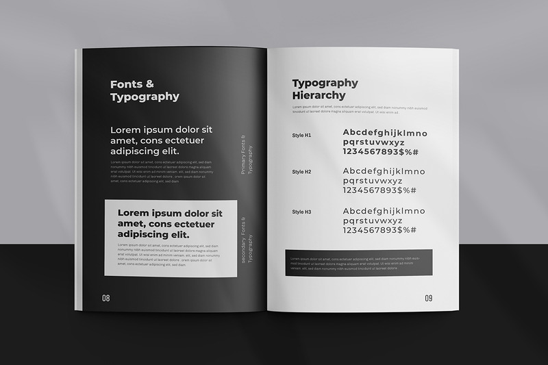Brand Guidelines with Black Accents - Features Image 5