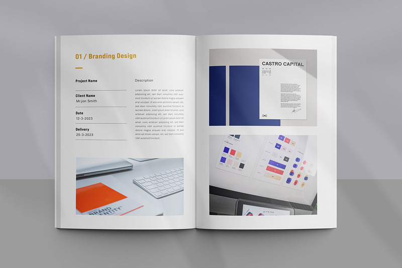 Graphic Design Portfolio Layout Template - Features Image 3