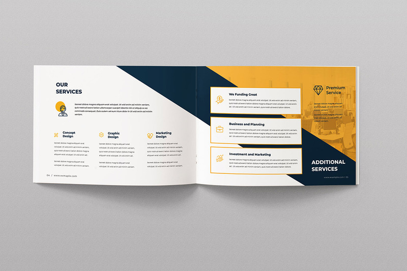 Landscape Brochure Template - Features Image 3