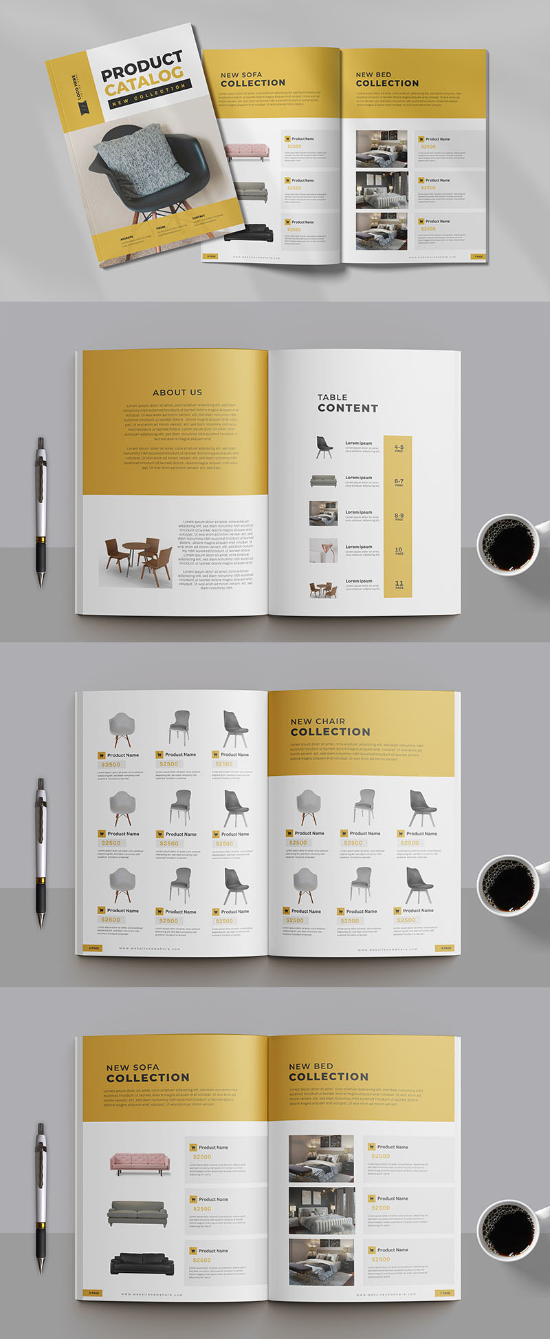 Product catalogue template or Catalog template design - Features Image 1