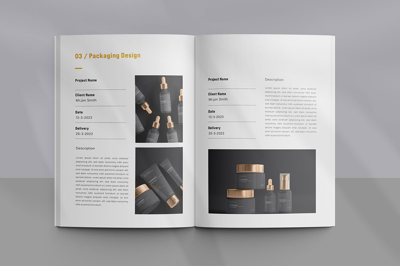 Graphic Design Portfolio Layout Template - Features Image 5