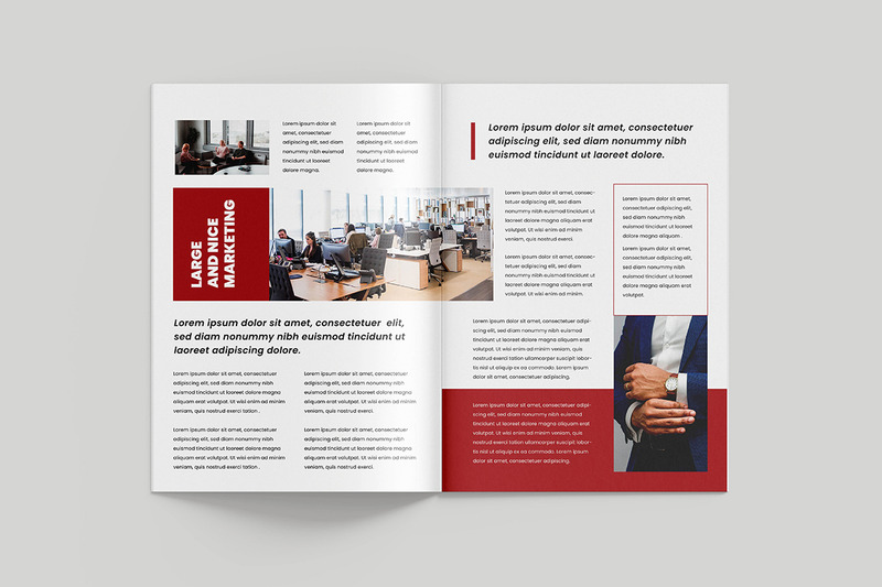 Magazine Layout Business magazine Template - Features Image 5