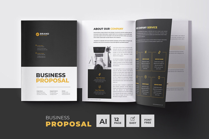 Business Proposal Template Design - Features Image 1