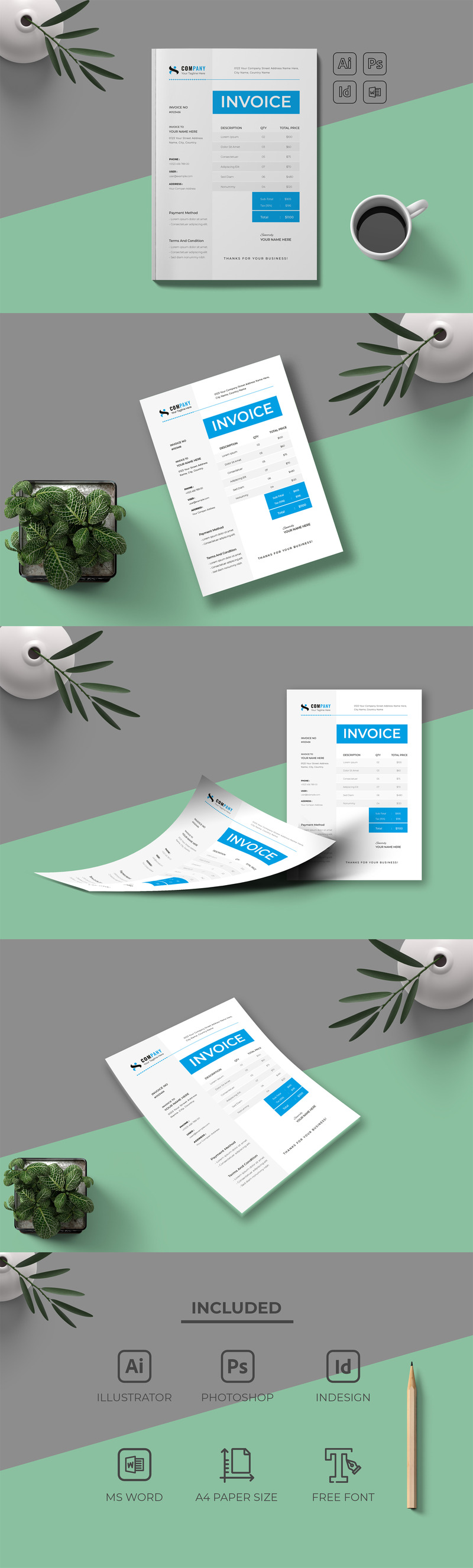 Cash Memo Template | Invoice template - Features Image 1