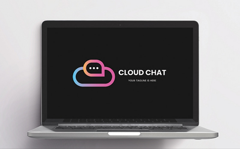 Plantilla de logotipo vectorial de chat en la nube - Características Imagen 7