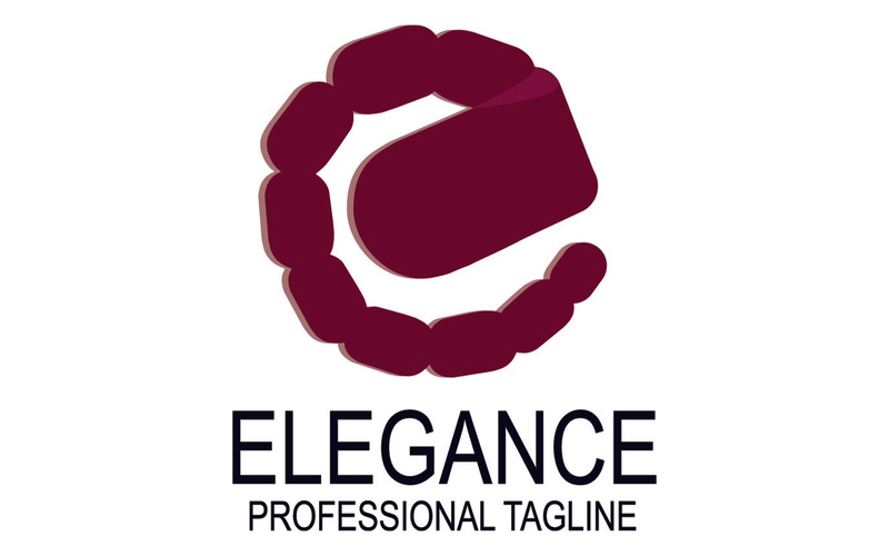 Elegance Letter E Logotyp-mall- - Features Image 3