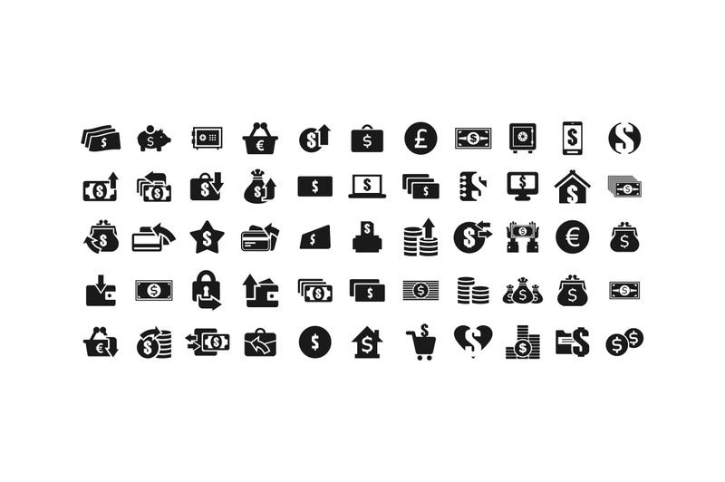 Набор иконок Финансы для сайта - Features Image 2
