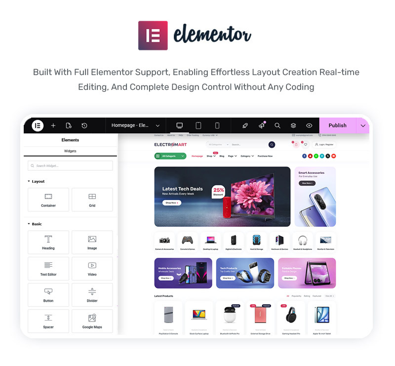 ElectroMart - Elektronik WooCommerce WordPress Teması - Features Image 4