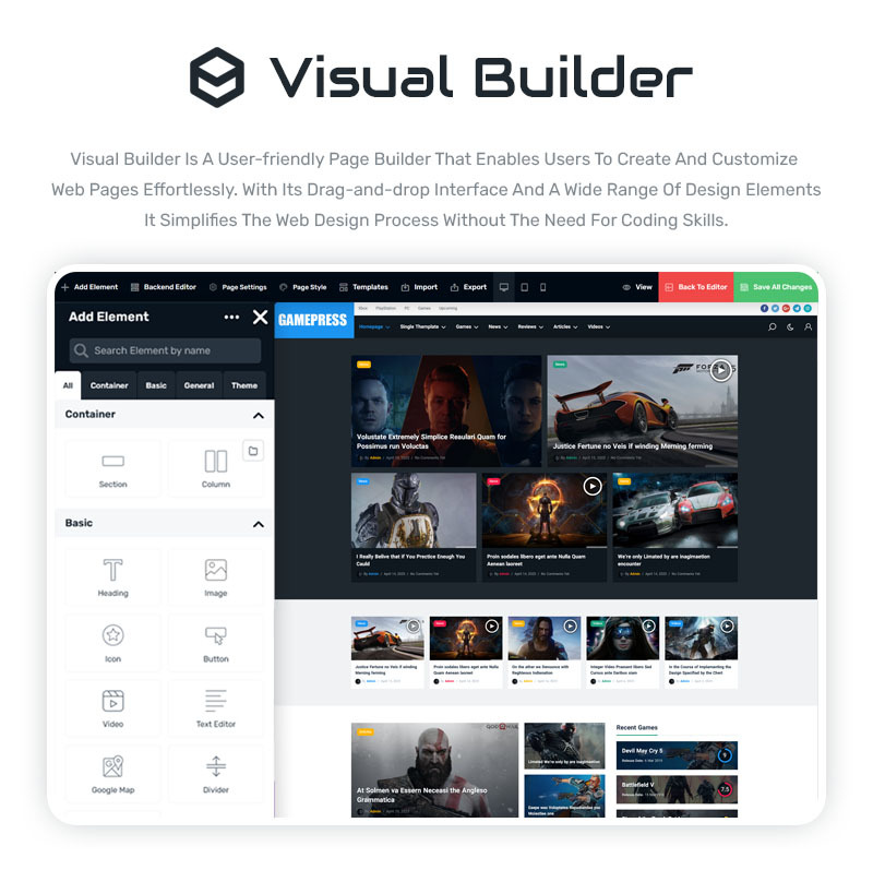 GamePress - Gaming News WordPress Theme - Features Image 4