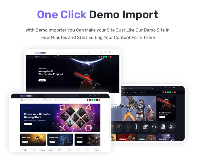 GameStock - 游戏商店 WooCommerce WordPress 主题 - Features Image 3
