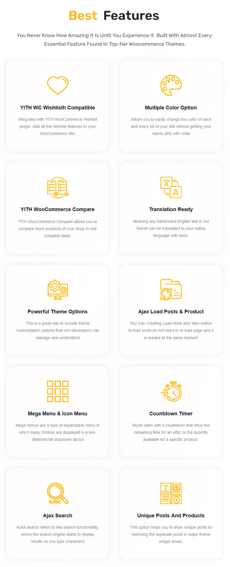 AutoMart - Otomobil Parçaları ve Aksesuarları WooCommerce WordPress Teması - Features Image 7