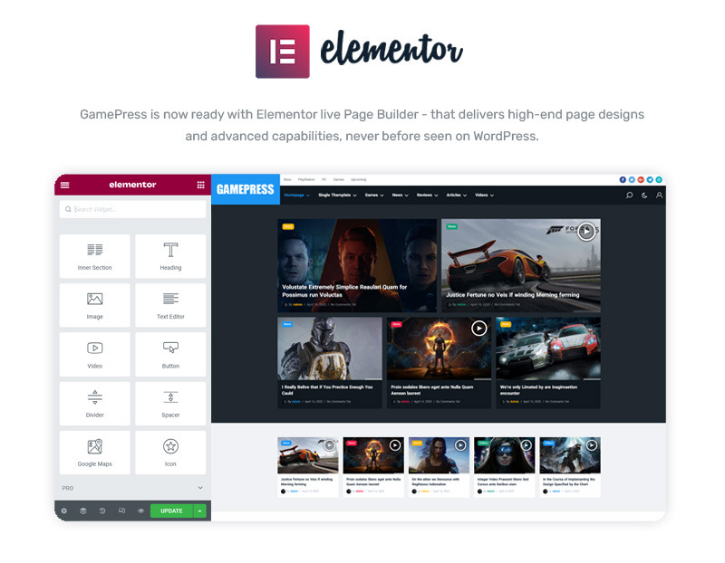 GamePress - Gaming News WordPress Theme - Features Image 5