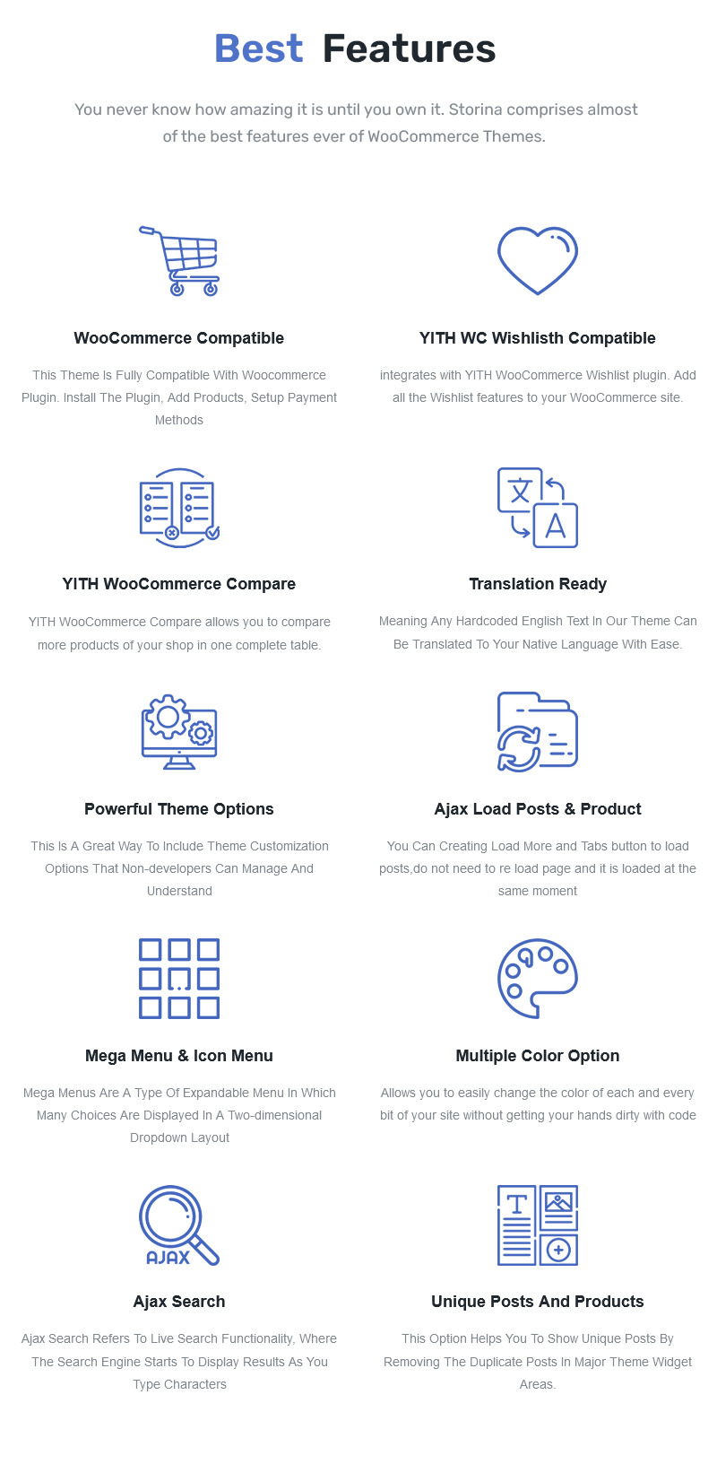 Tecnoshop - Tema de WordPress WooCommerce para electrónica - Características Imagen 7