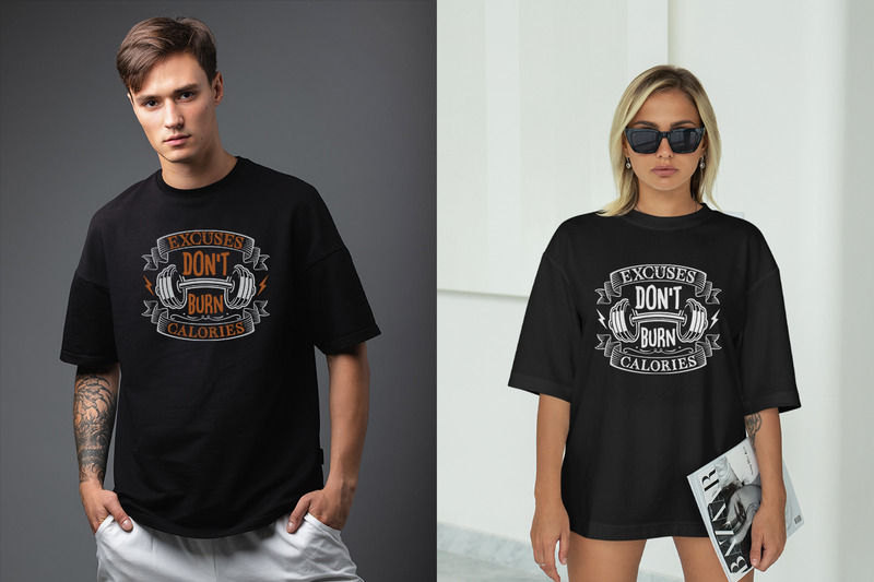 Gym T Shirt Design Bundle V.1 - Features Image 6