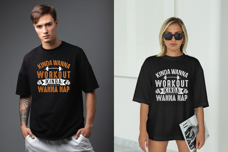 Gym T Shirt Design Bundle V.1 - Features Image 8
