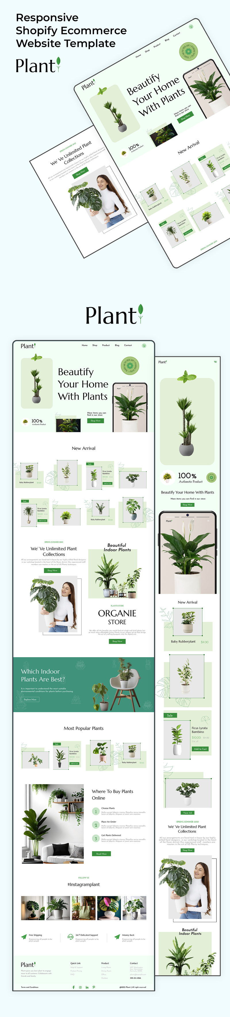 Modèle de site Web de commerce électronique de l'usine Shopify - Caractéristiques de l’image 1