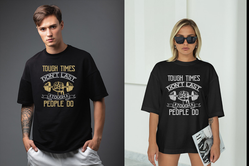 Gym T Shirt Design Bundle V.1 - Features Image 3