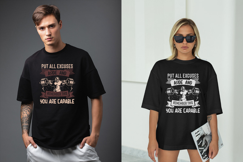 Gym T Shirt Design Bundle V.1 - Features Image 4