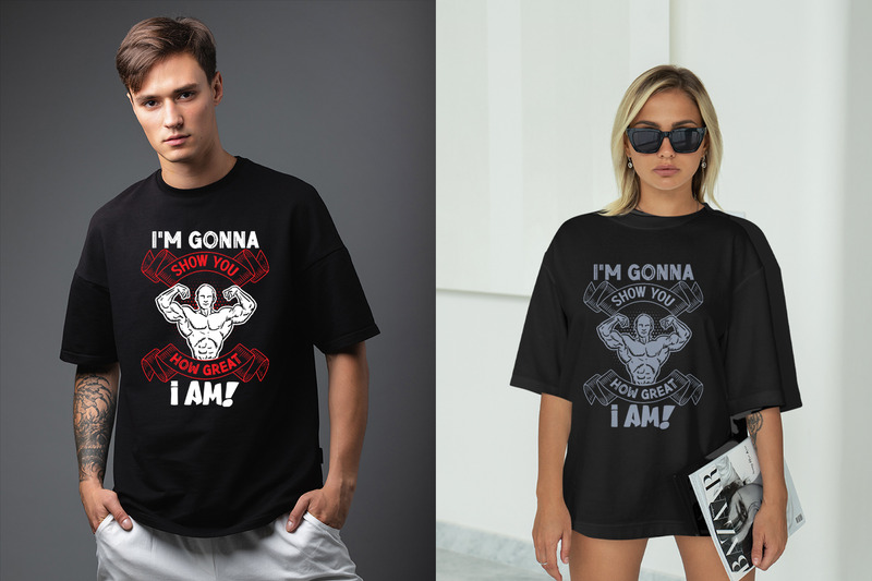 Gym Fitness T Shirt Design Bundle V. 2 - Features Image 12