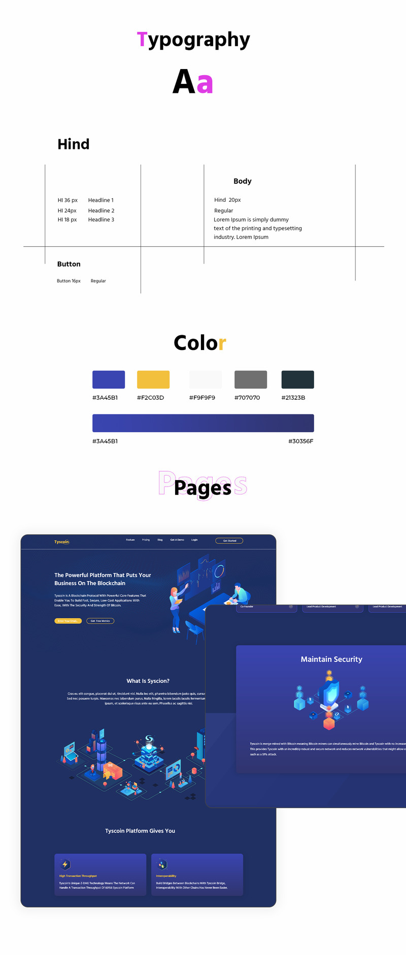 Cryptocurrency Landing Page Website Templates - Features Image 2