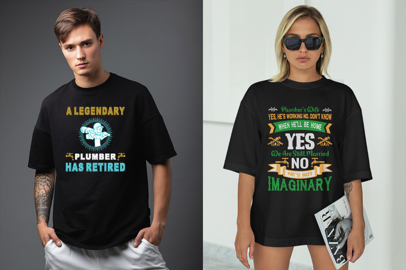 Plumber T-Shirt Designs Bundle - Features Image 3