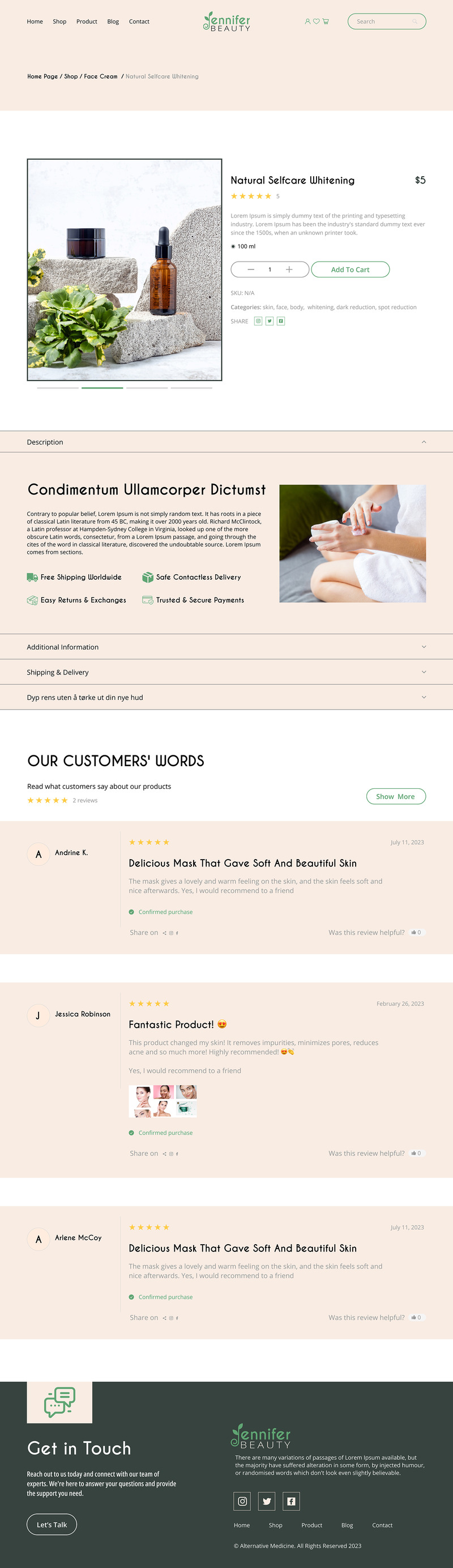 Free Ecommerce Website Template - Features Image 3