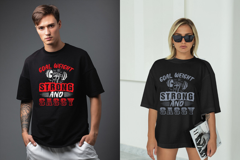 Gym Fitness T Shirt Design Bundle V. 2 - Features Image 11